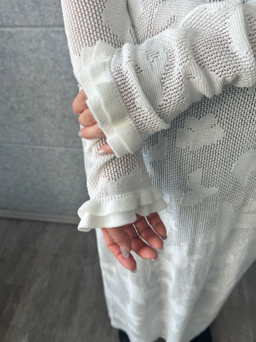 designer yukaさんの「CODE A｜flower mesh dress」を使ったコーディネート