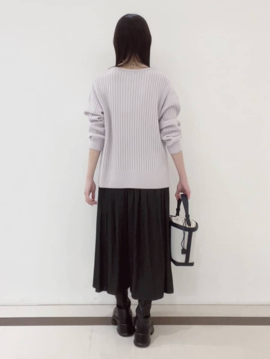 yukaさんの「Reflect｜【ゆったり着られる◎】ワイドリブニットプルオーバー」を使ったコーディネート