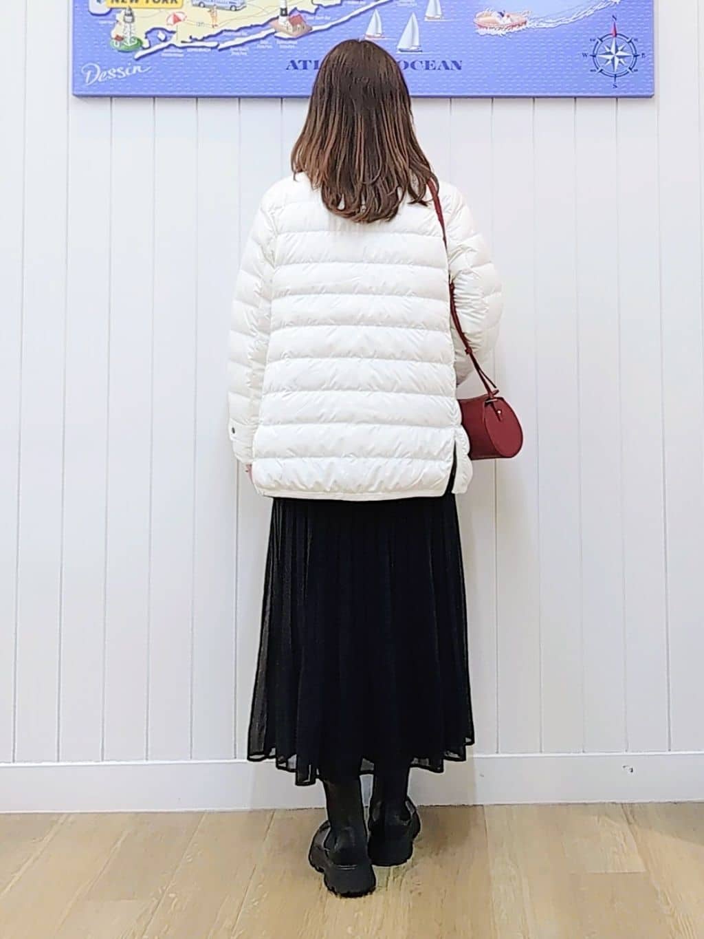 itoさんの「Dessin｜【撥水・2WAY】ミュラーダウンコートミドル丈」を使ったコーディネート
