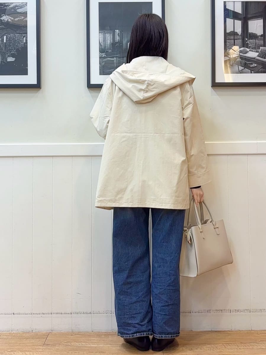 えぬさんの「SHOO･LA･RUE｜【SHOO・LA・RUE DENIM/S-LL】体型カバーにも バギーデニムワイドパンツ」を使ったコーディネート