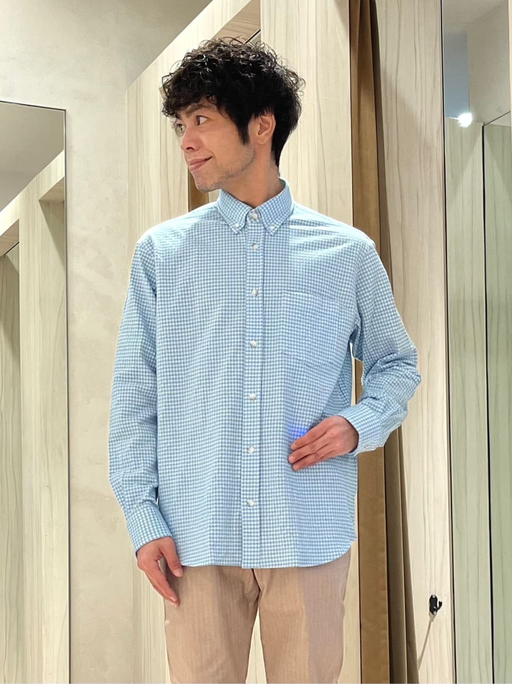 URAさんの「TAKEO KIKUCHI｜スタンドカラー ショート リブ ブルゾン」を使ったコーディネート