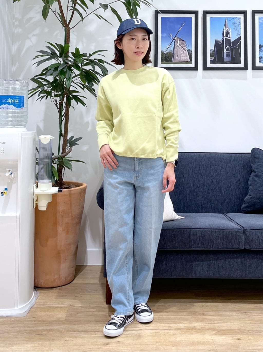 canaさんの「Dessin｜【花粉ガード/撥水加工/洗える】ステンカラースプリングコート」を使ったコーディネート