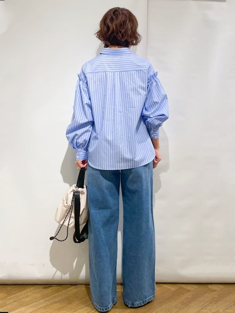 なかさんの「index｜ボリュームスリーブブラウス【洗濯機OK】《5col》」を使ったコーディネート