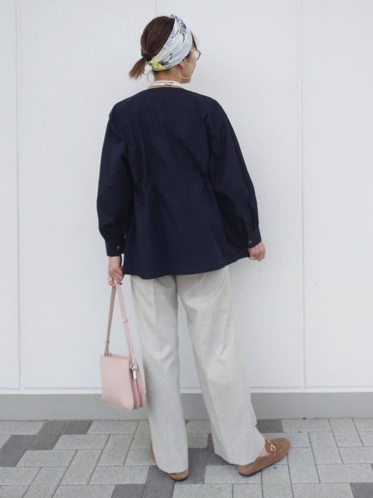 MUTSUKOさんの「UNTITLED｜◆【はっ水】ライトコットンミリタリーコート」を使ったコーディネート