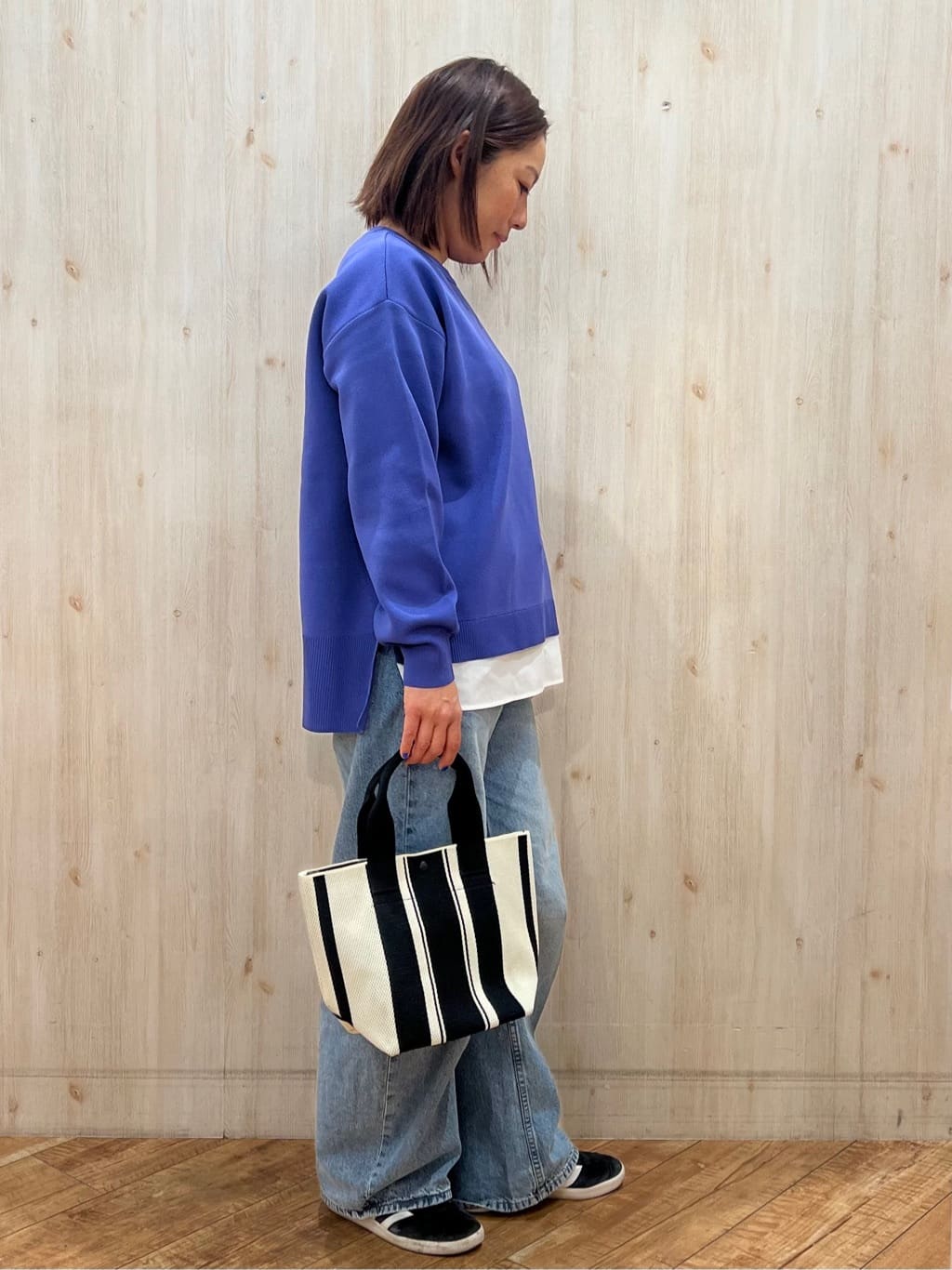 まーちゃんさんの「SHOO･LA･RUE｜【高レビュー/洗濯機可/S-LL】さらに軽くなった スポンディッシュ裾フェイクトップス」を使ったコーディネート