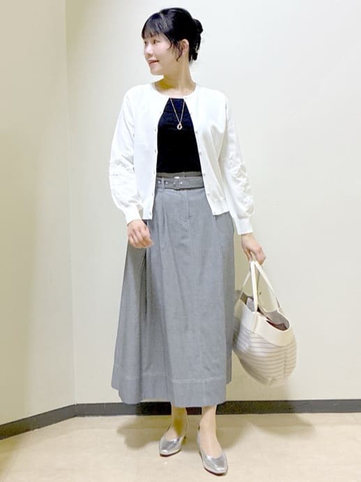  beni_gingerさんの「Reflect｜レースデザインスリーブカーディガン」を使ったコーディネート