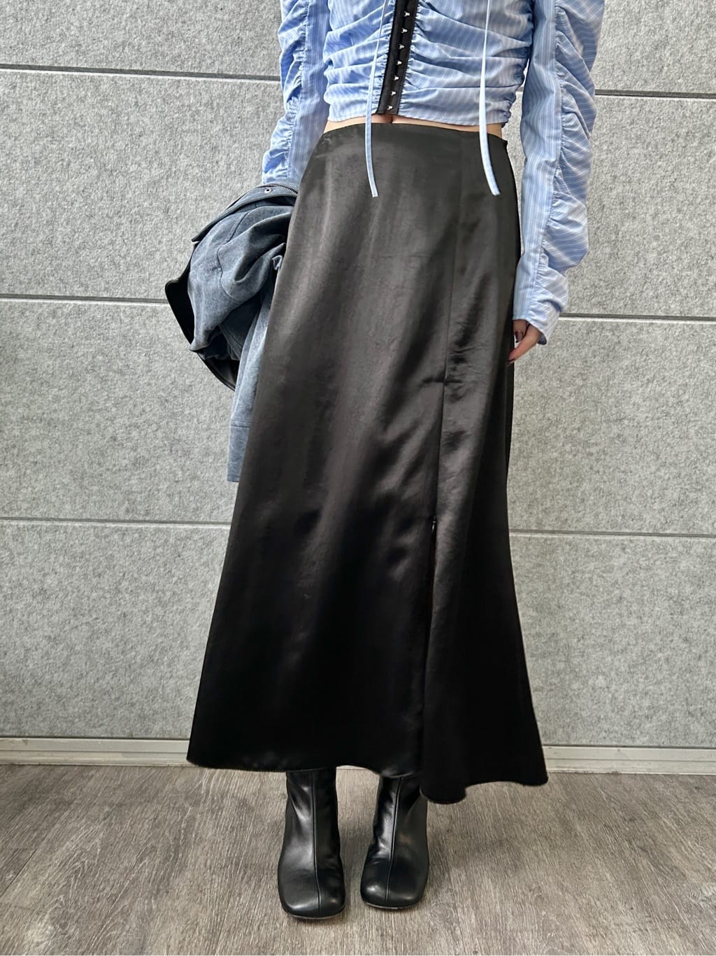 harunaさんの「CODE A｜pigment denim coverall」を使ったコーディネート