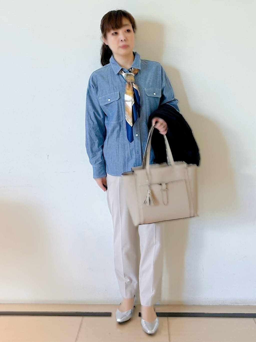 ひーさんの「Reflect｜【SS-4Lサイズ／UVカット／接触冷感】匠ジャケット／ロングテーラード」を使ったコーディネート