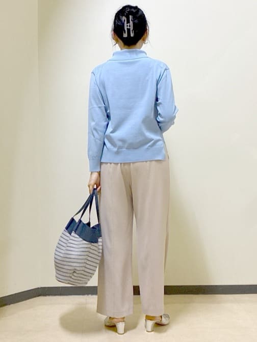  beni_gingerさんの「Reflect｜スキッパーネックニットプルオーバー」を使ったコーディネート