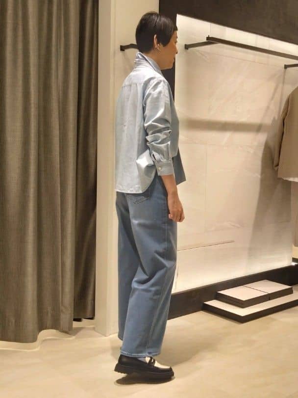 まちこさんの「UNTITLED｜【人気デニム】MAKE&times;DENIM WIDE」を使ったコーディネート