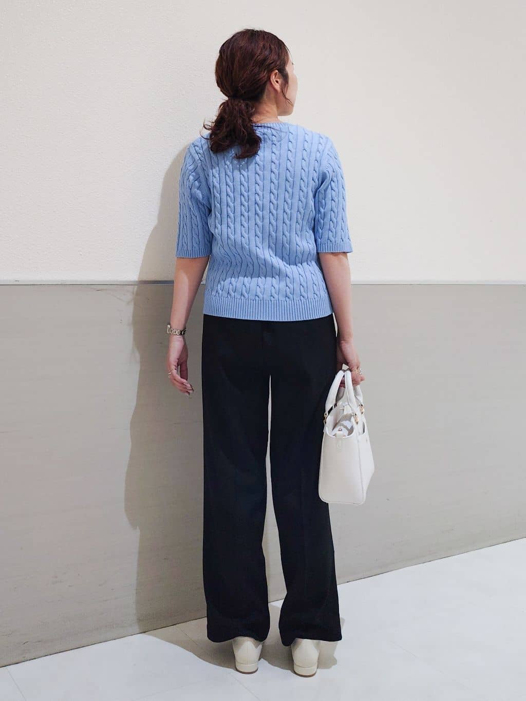 maruさんの「THE SHOP TK｜【通勤にもカジュアルにも】CAVIAN ジレ/セットアップ可」を使ったコーディネート