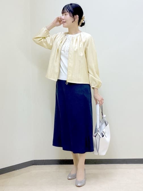  beni_gingerさんの「Reflect｜【ライトアウター／ゆったり羽織れる／気軽な羽織りに◎】ライトブルゾン」を使ったコーディネート