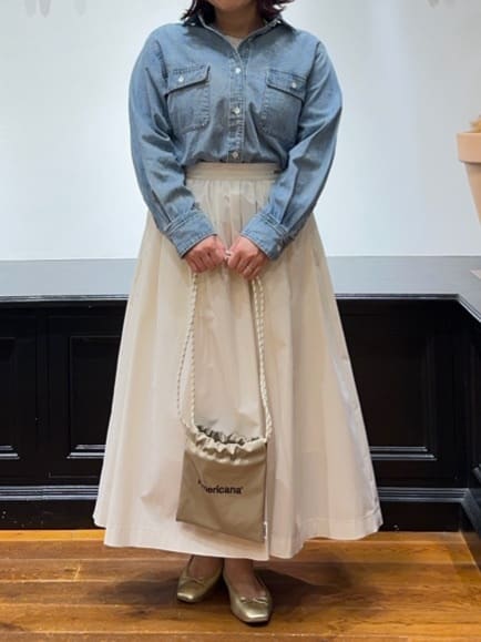 Asamiさんの「DRESSTERIOR｜◆ウォッシャブルコットンカシミヤプルオーバーニット」を使ったコーディネート