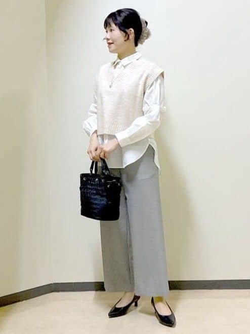  beni_gingerさんの「Reflect｜【裏起毛／ゆったりシルエット】ストレートワイドパンツ」を使ったコーディネート