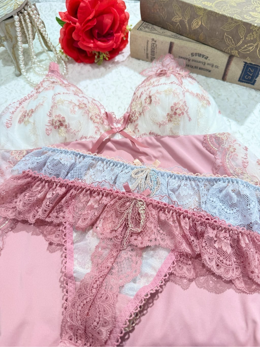 asaさんの「Risa Magli｜アルベルタ ブラジャー (B-C) ＜N Make Type＞」を使ったコーディネート