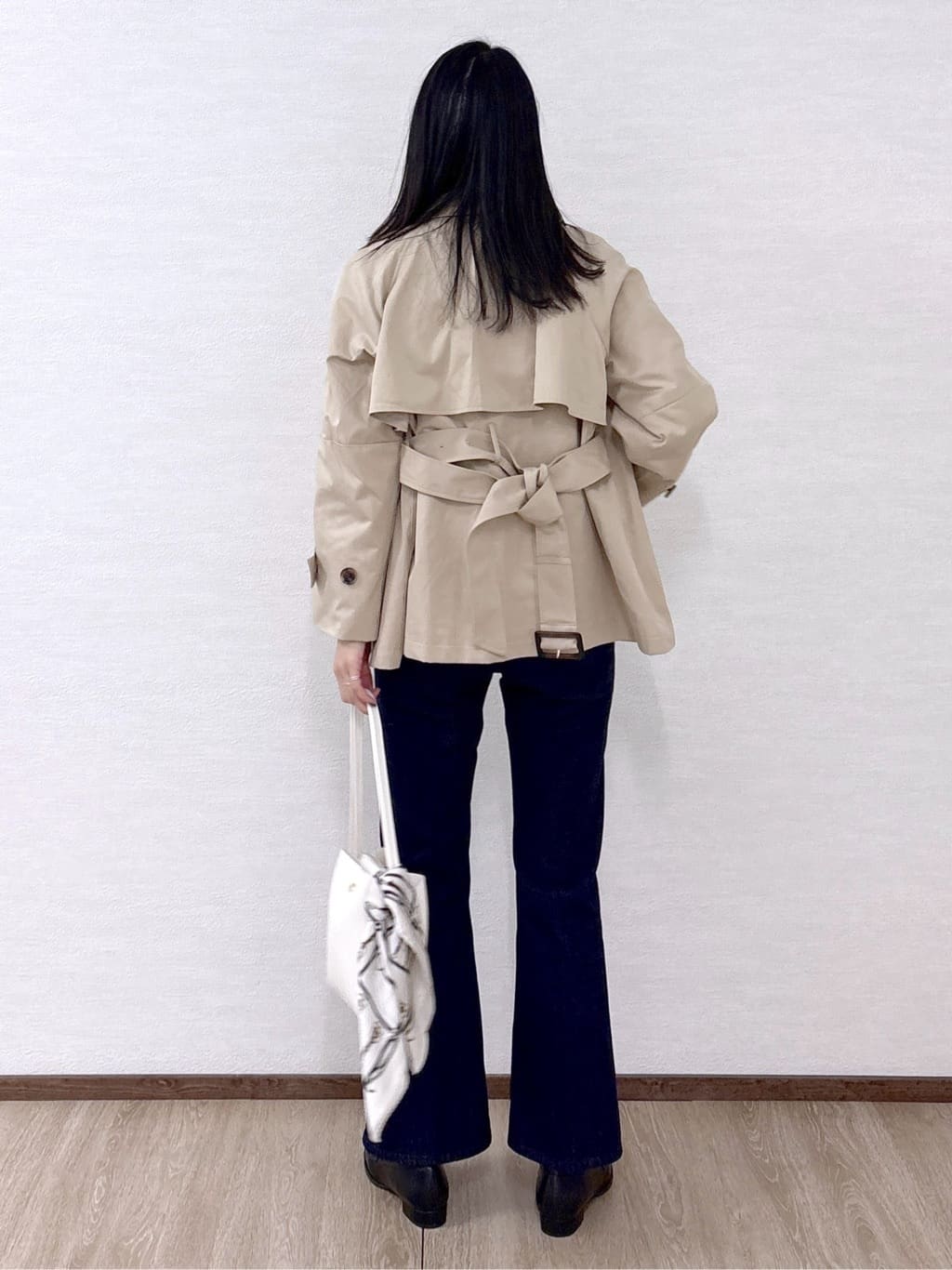 sachikoさんの「OPAQUE.CLIP｜ミドルトレンチコート【洗濯機OK】」を使ったコーディネート