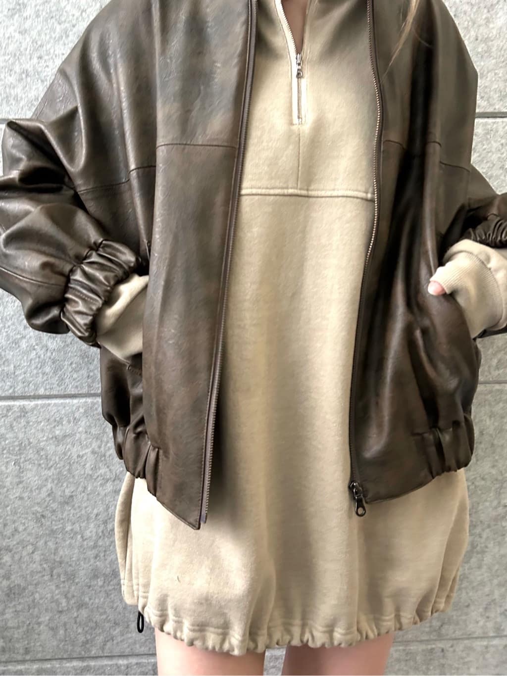honoka Aさんの「CODE A｜【Re】grain zip over blouson」を使ったコーディネート
