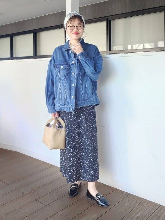 MUTSUKOさんの「UNTITLED｜【Healthy DENIM】別注Bran／デニムジャケット」を使ったコーディネート