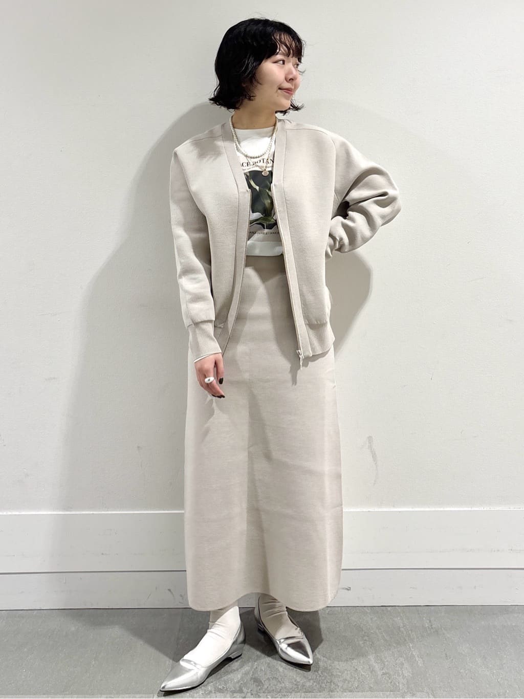 モエカさんの「UNTITLED｜【コットン100/洗える】フォトロングTシャツ」を使ったコーディネート