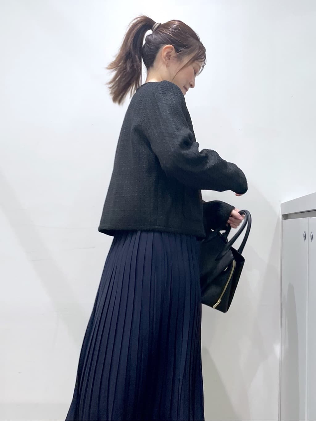 Junさんの「index｜ファンシーツイードノーカラージャケット【洗える】」を使ったコーディネート