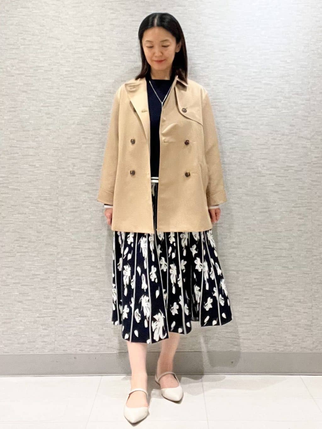marikoさんの「Reflect｜【オン・オフ着回しやすい◎】ダブルブレストジャケット」を使ったコーディネート