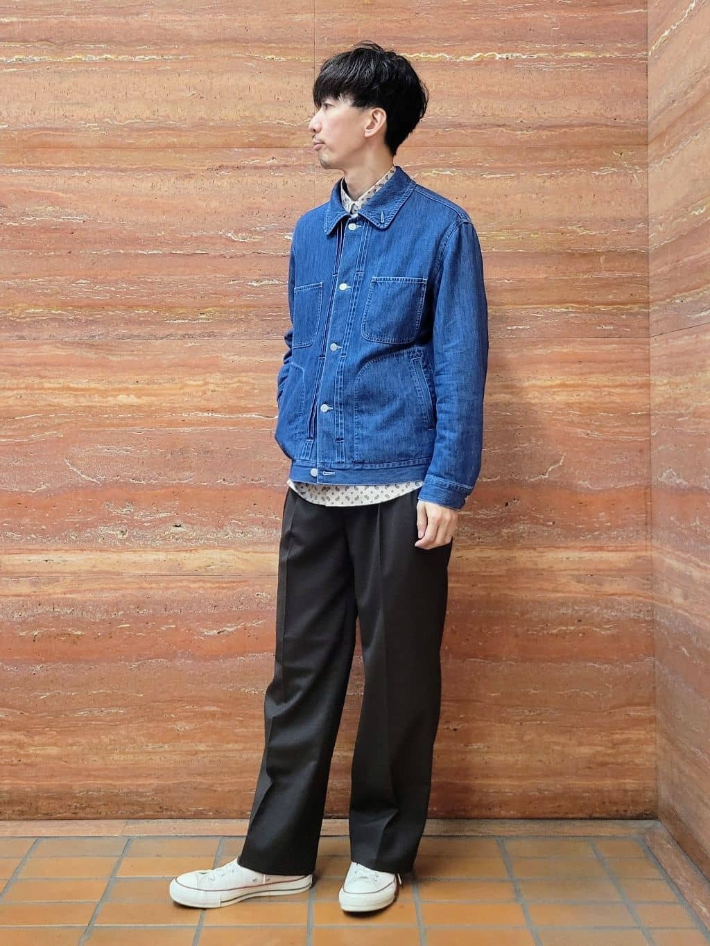 piroyaさんの「TAKEO KIKUCHI｜【BOWLER HAT LABEL】エクスプローラー Gジャン」を使ったコーディネート