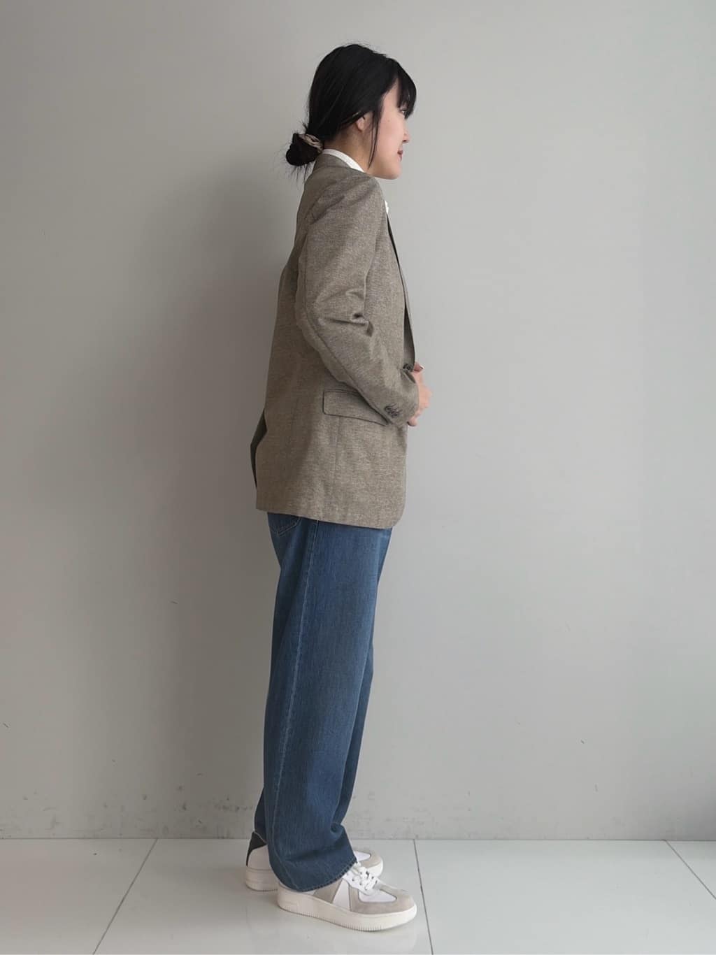 Akutagawaさんの「TAKEO KIKUCHI｜【抗菌防臭】COOL DOTS（R）ドビープリント ジャケット」を使ったコーディネート
