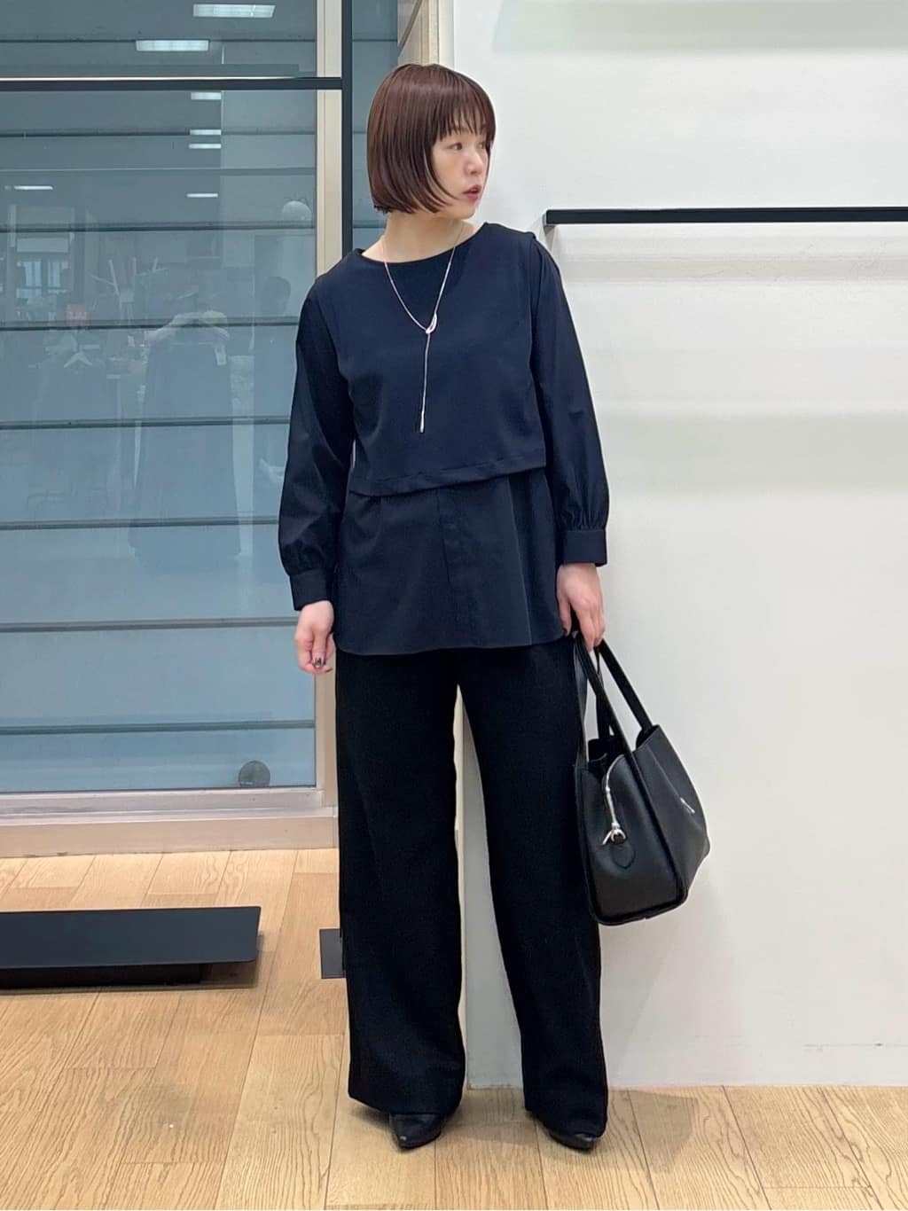 asamiさんの「INDIVI｜【洗える／UVケア】レイヤード風デザイントップス」を使ったコーディネート