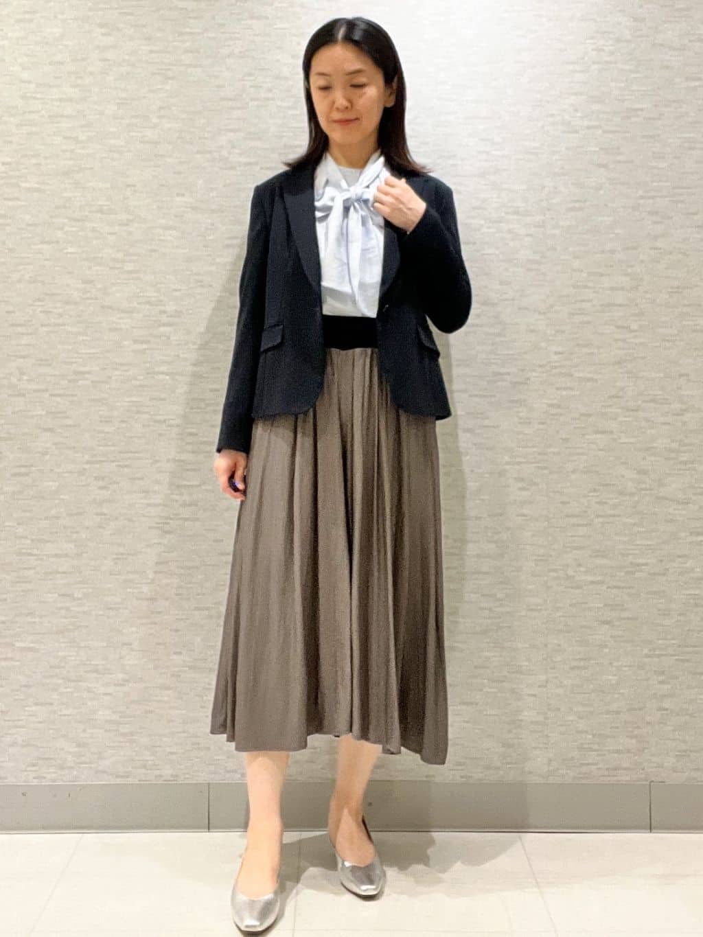 marikoさんの「Reflect｜【SS-4Lサイズ】匠ジャケット／ベーシックテーラード／WEB先行カラーあり」を使ったコーディネート