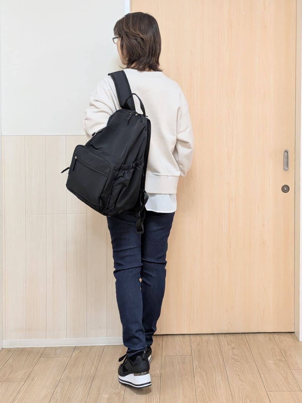 YuAさんの「SHOO･LA･RUE｜【SHOO・LA・RUE DENIM】毎日使いたくなる ストレッチデニムスキニーパンツ」を使ったコーディネート