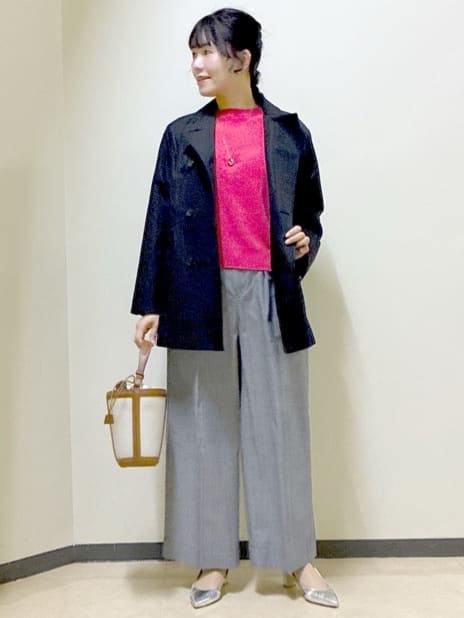  beni_gingerさんの「Reflect｜【オン・オフ着回しやすい◎】ダブルブレストジャケット」を使ったコーディネート