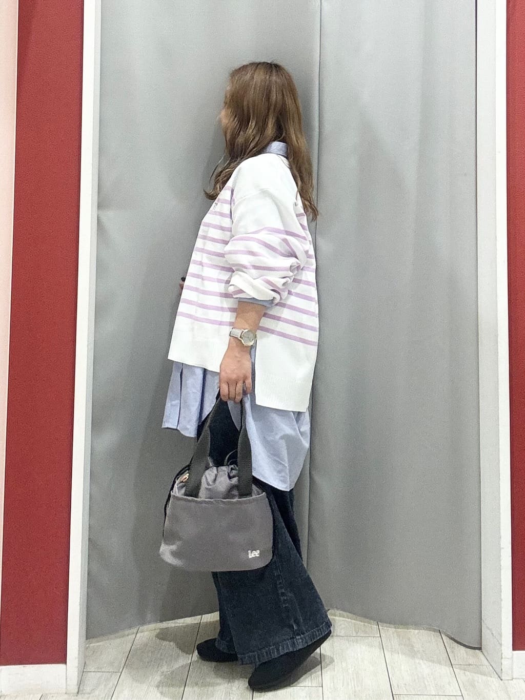 shioさんの「SHOO･LA･RUE｜楽にきちんと見られたい　大人カジュアルボーダーニット」を使ったコーディネート