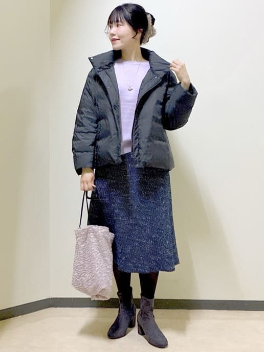  beni_gingerさんの「Reflect｜【すっきりシルエット】ショート丈ダウンコート」を使ったコーディネート
