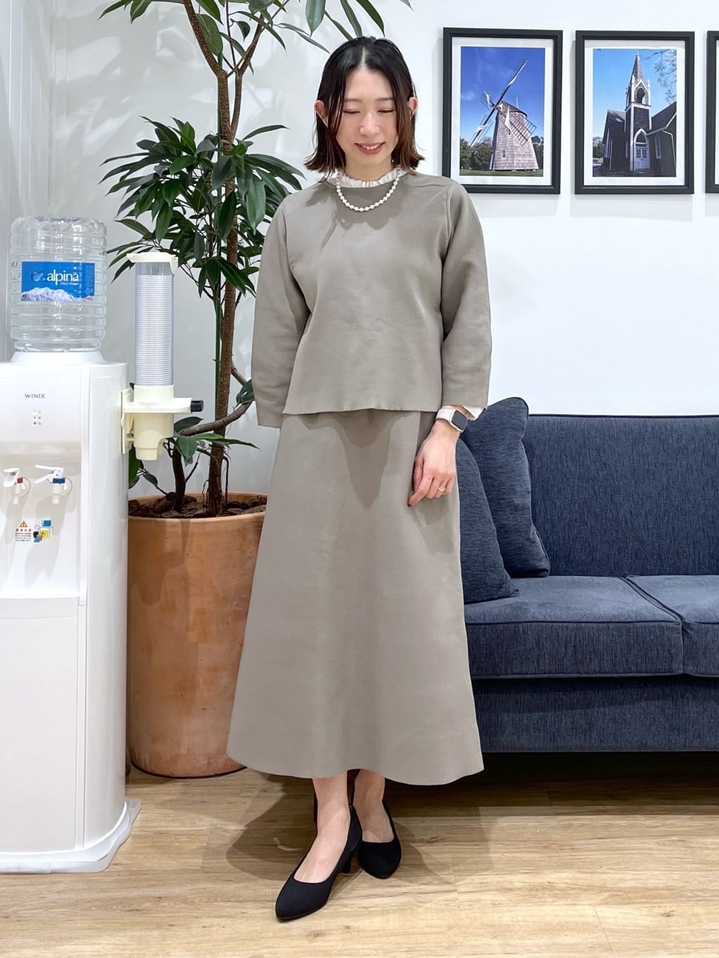 canaさんの「Dessin｜【入卒/セレモニー/単品使い2WAY可能】ニットセットアップ」を使ったコーディネート