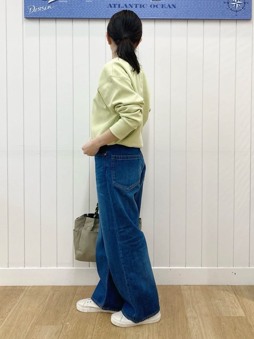 yoshiさんの「Dessin｜【ユニセックス/洗える】ワイドシルエット12OZデニム」を使ったコーディネート