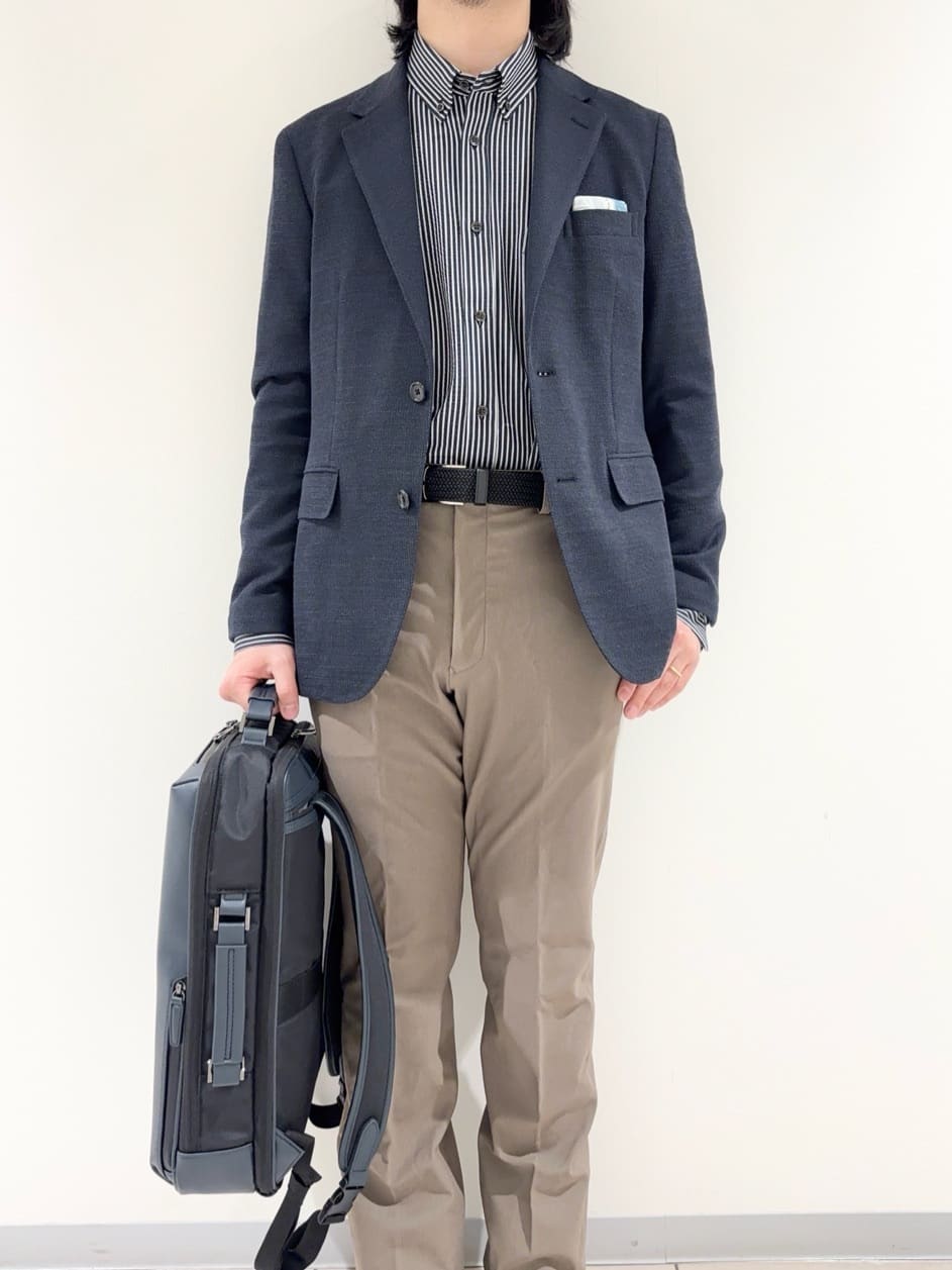 及川さんの「TAKEO KIKUCHI｜【Sサイズ～】ラッセルメッシュ ジャケット」を使ったコーディネート