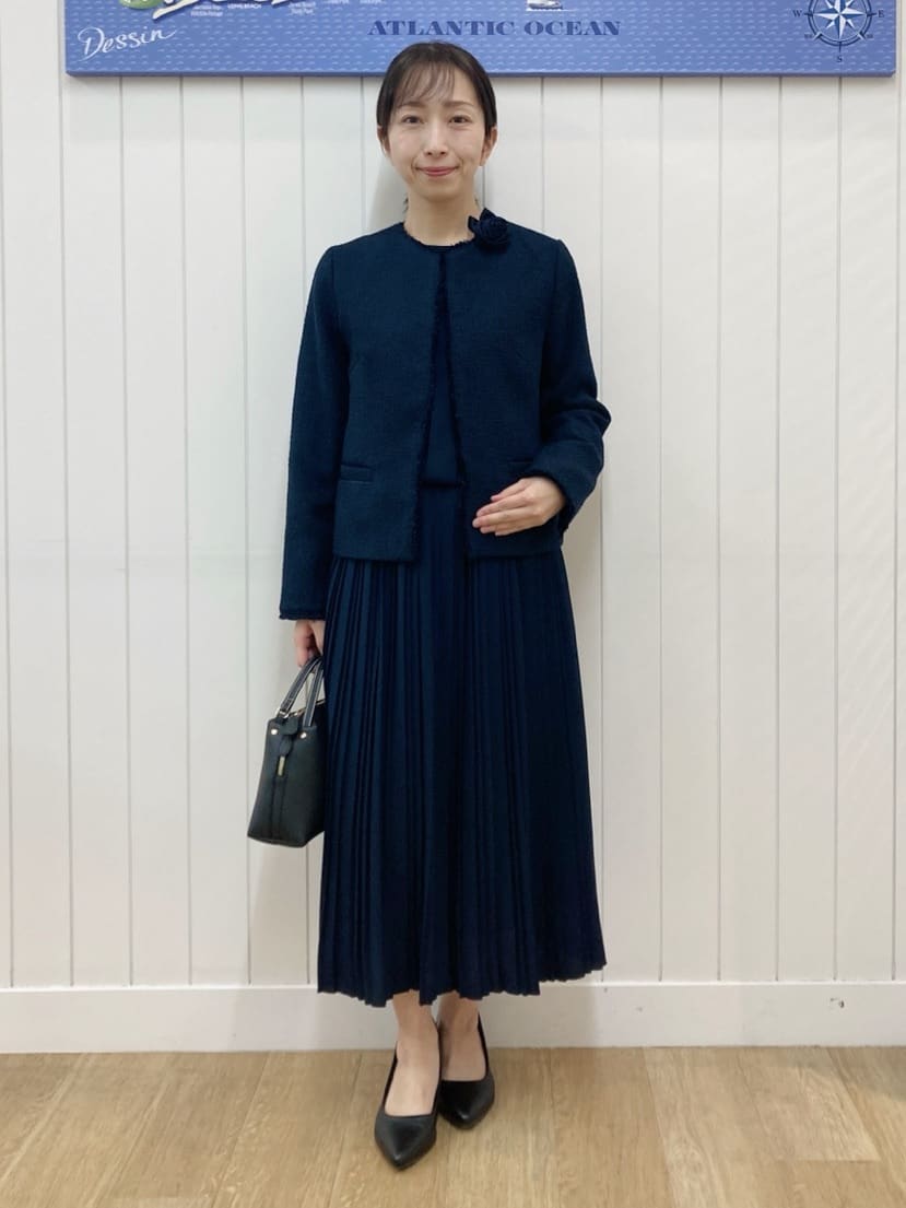 yoshiさんの「Dessin｜ジョーゼットワンピース」を使ったコーディネート