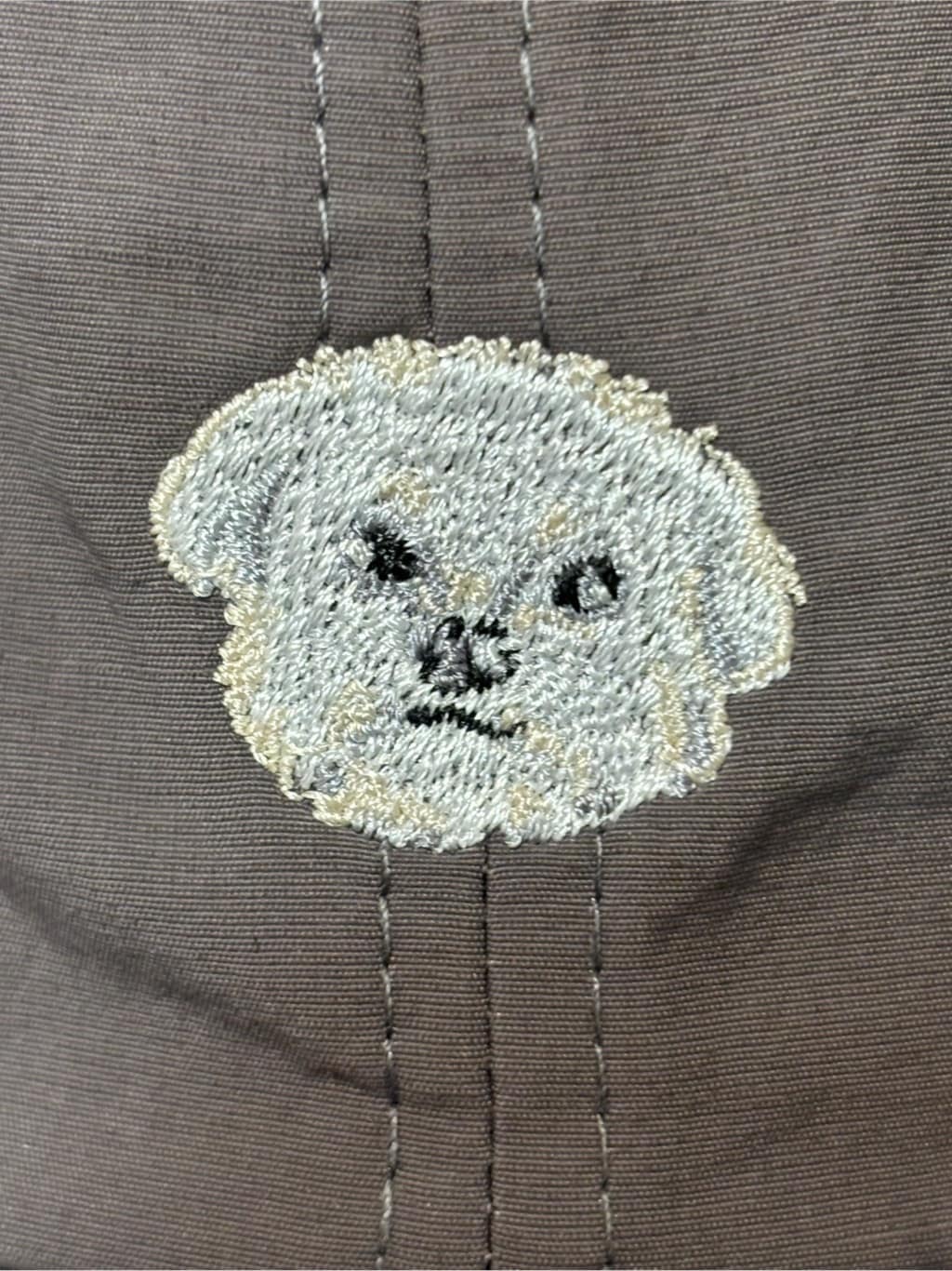yamaさんの「SHOO･LA･RUE｜リアル犬刺繍キャップ」を使ったコーディネート