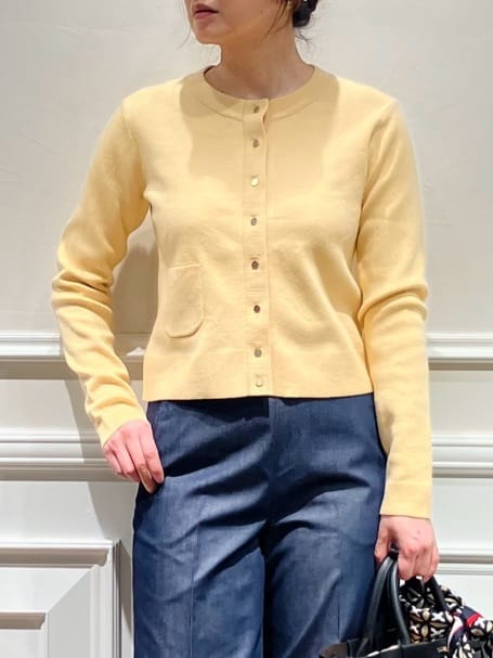 TSUKUIさんの「DRESSTERIOR｜◆ウォッシャブルコットンカシミヤカーディガン」を使ったコーディネート
