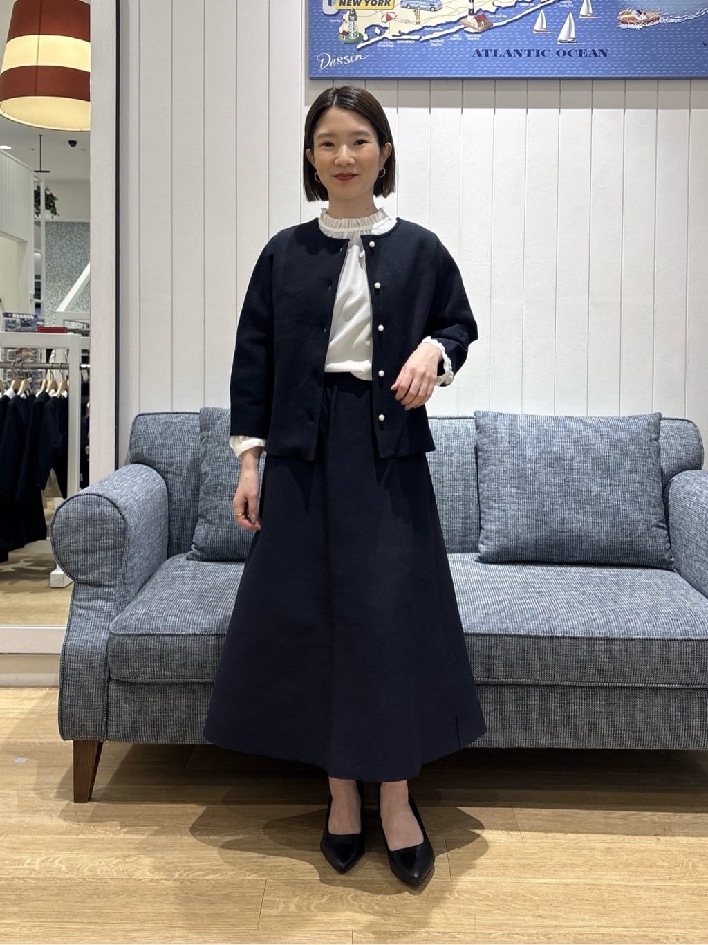 risaさんの「Dessin｜【入卒/セレモニー/単品使い2WAY可能】ニットセットアップ」を使ったコーディネート