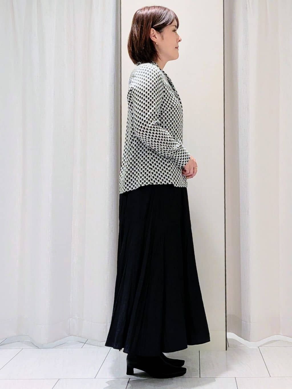 Onumaさんの「UNTITLED｜【アンサンブル可/洗える】ウォームスパン カーディガン」を使ったコーディネート