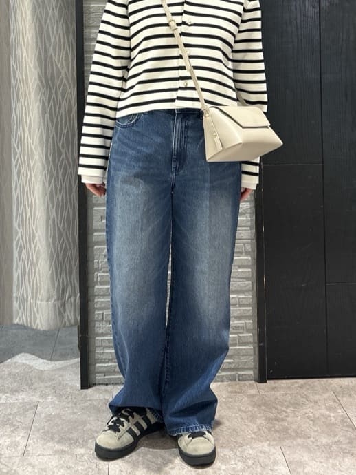 ga_riさんの「THE SHOP TK｜AIBO DENIM ワイド」を使ったコーディネート