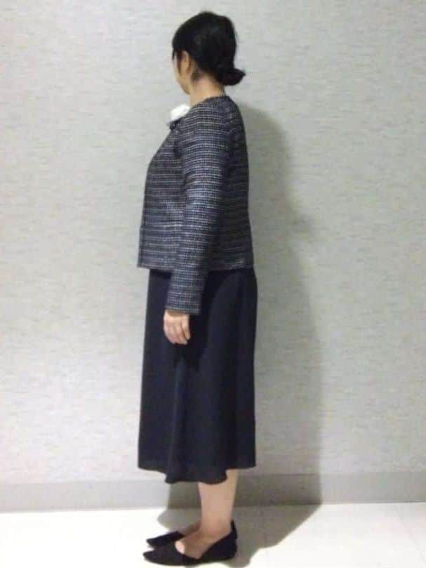 sakoさんの「Reflect｜【SS-4Lサイズ／付属リボン】スリーブデザインジョーゼットワンピース」を使ったコーディネート
