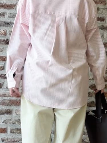 tokiさんの「THE SHOP TK｜【POLO BCS 別注】ストライプOXシャツ」を使ったコーディネート