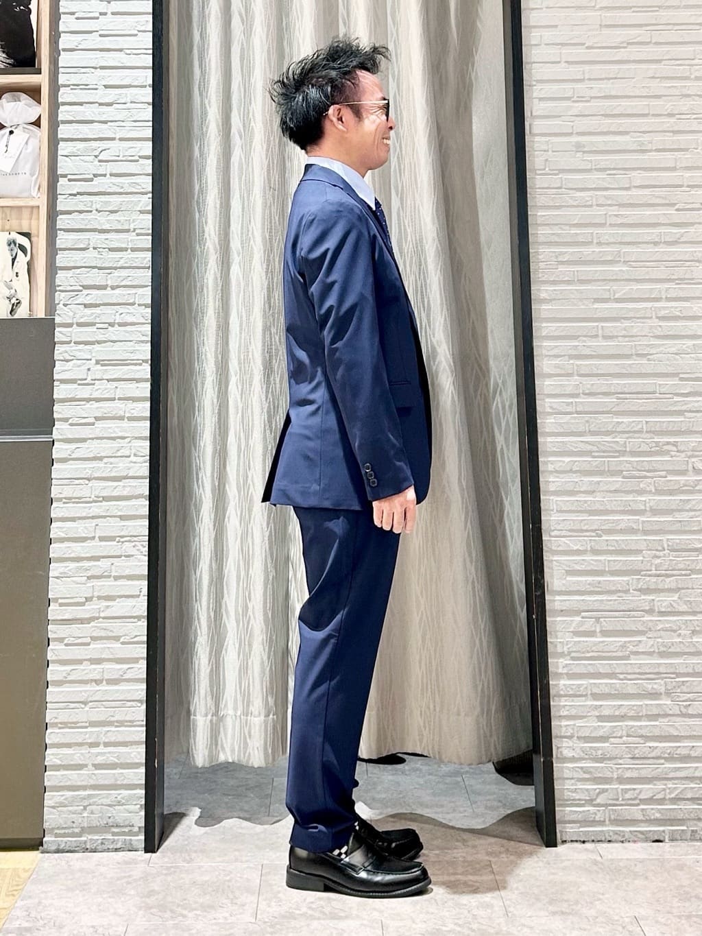 KENJI Iさんの「THE SHOP TK｜CARREMAN/キャリーマン ジャケット セットアップ可／洗濯機OK」を使ったコーディネート