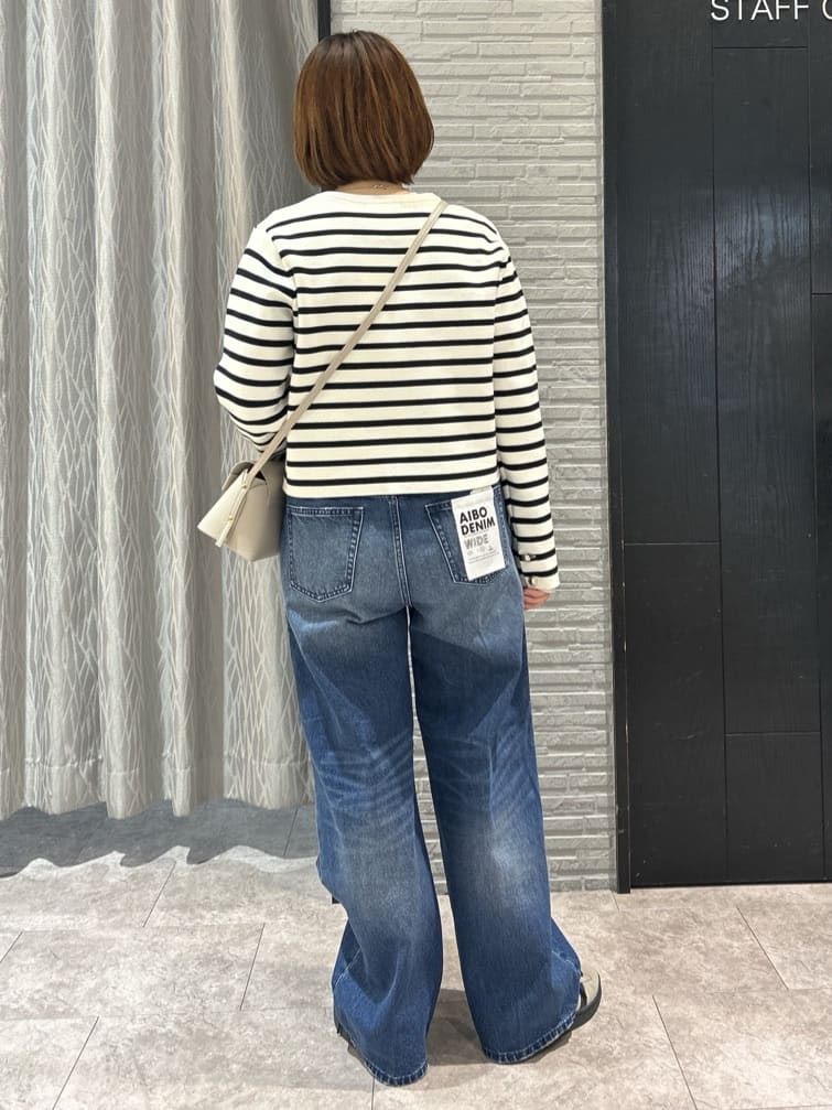 ga_riさんの「THE SHOP TK｜AIBO DENIM ワイド」を使ったコーディネート