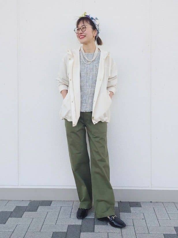 MUTSUKOさんの「UNTITLED｜【洗える/はっ水】リラクシーマウンテンパーカー」を使ったコーディネート