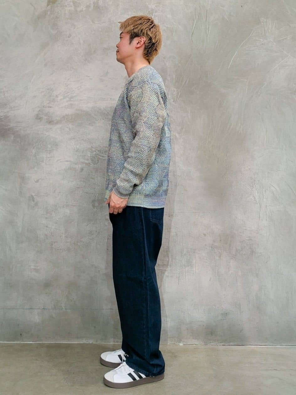 daiさんの「THE SHOP TK｜【頑張りすぎないオシャレ】ミックスヤーンニット　洗濯機OK／軽量」を使ったコーディネート