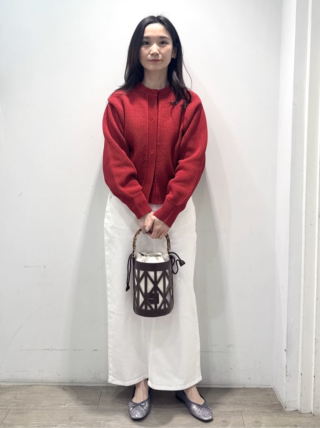 yuicciさんの「OPAQUE.CLIP｜撥水ノーカラーペプラムブルゾン【洗濯機OK／抗ピル】」を使ったコーディネート