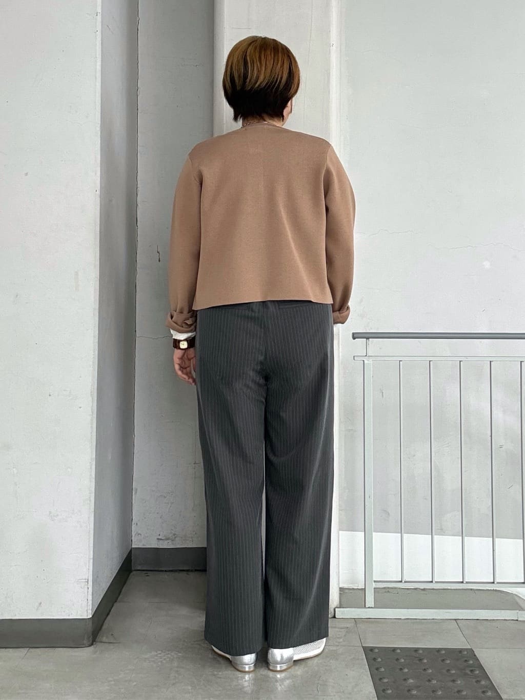aiさんの「THE SHOP TK｜ハーフミラノカーデ」を使ったコーディネート
